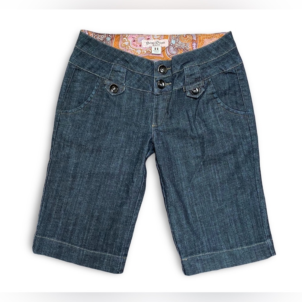 Boom Boom Jeans Denim Bermuda Shorts - Trousers Style - NWOT